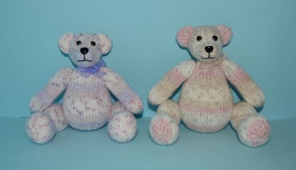 The Button Twin Teddy Bears