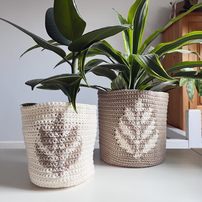 Fern Plant Pot Cover