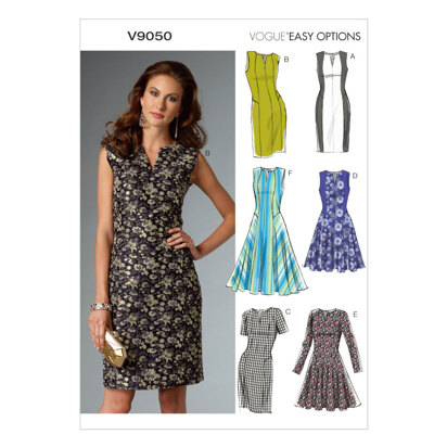Vogue Misses'/Misses' Petite Dress V9050 - Sewing Pattern