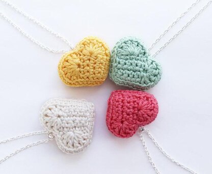 Crochet heart valentine’s, Christmas, christening gift