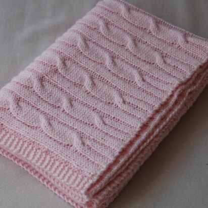 DK Cable Baby Blanket