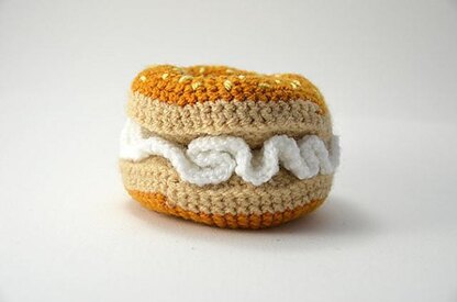 Bagel Crochet Pattern, Bagel Amigurumi