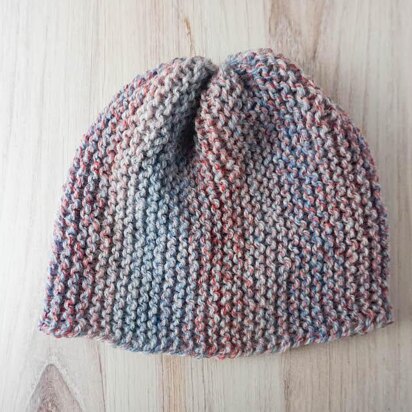 Beginner Garter Stitch Beanie