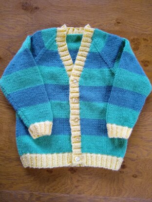 Striped Baby Cardigan