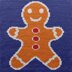 Christmas gingerbread knitting chart