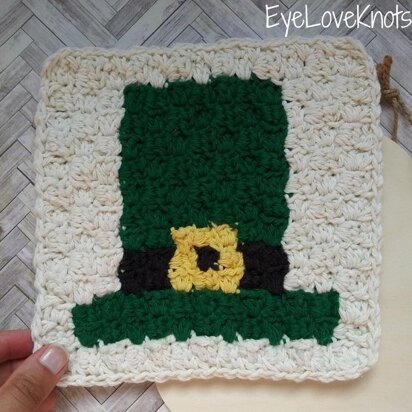 C2C Leprechaun Hat Washcloth