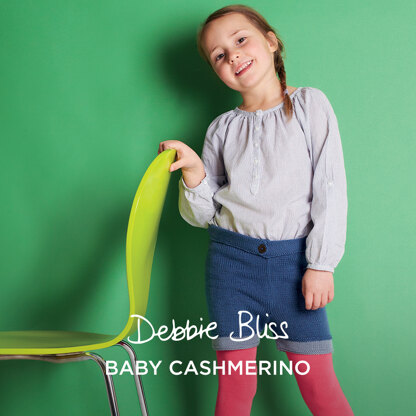 Angelica Shorts - Knitting Pattern for Kids in Debbie Bliss Baby Cashmerino