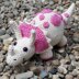 Terry the Triceratops - UK Terminology - Amigurumi