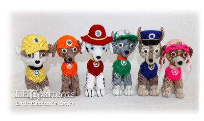 Paw Patrol Six Pups Crochet Pattern