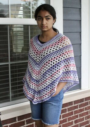 Radiance Crochet Poncho Pattern