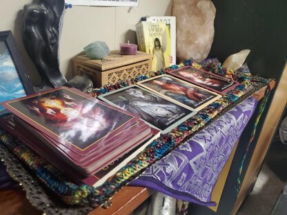 Rebel Altar Cloth/Tarot Deck Holder