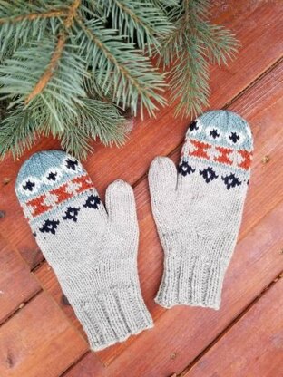 Nez Perce Forest Mittens