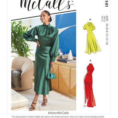 McCall's Misses' Dresses M8141 - Sewing Pattern