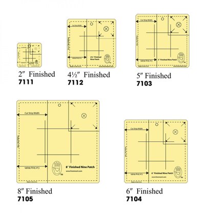 Marti Michell Other Five Rulers Quilting Template