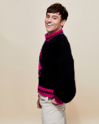 Made with Love - Tom Daley Flamin-GO For It XS Jumper Knitting Kit