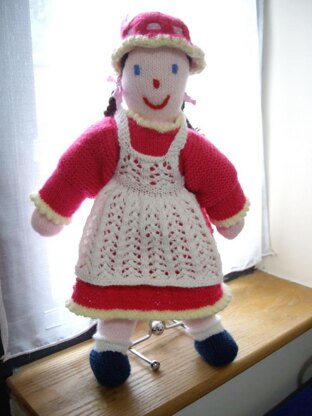 Victorian Soft Knitted Dolly