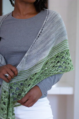 Romneya Shawl in Manos del Uruguay Fino- 2020GA-4 - Downloadable PDF