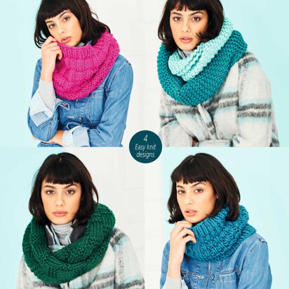 Snoods in Stylecraft Special XL Super Chunky - 9791 - Downloadable PDF