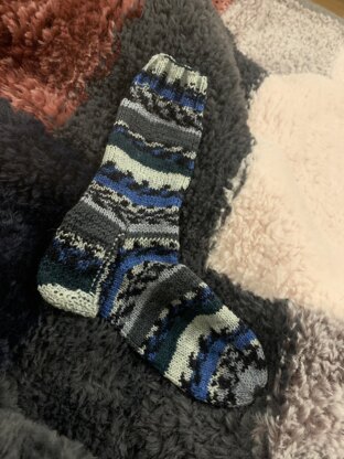 socken blau