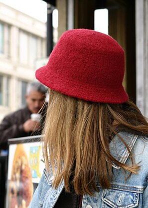 Felted bucket hat