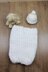 Knitting Pattern baby pompom cocoon  #203