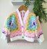 Stained Glass Hexagon Cardigan