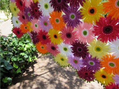 Gerbera Garden Blanket