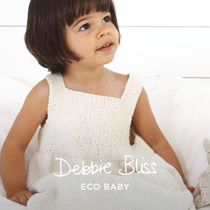 Sun Dress - Knitting Pattern For Babies in Debbie Bliss Eco Baby by Debbie Bliss
