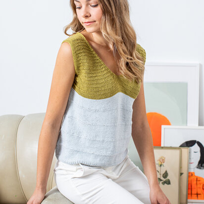 Sarina Armelloses Top in Schachenmayr Organic Cotton - S10863DE - Downloadable PDF