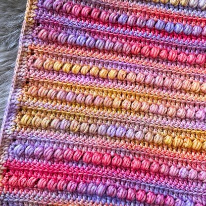 Puff Horizon Baby Blanket