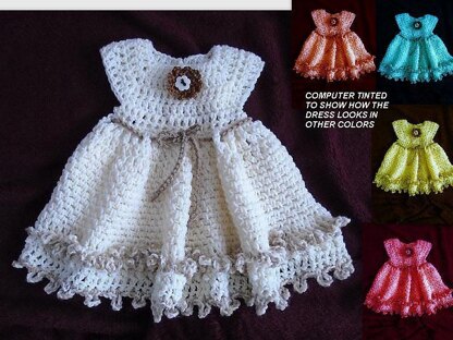 772 Double Frill Girl's Dress