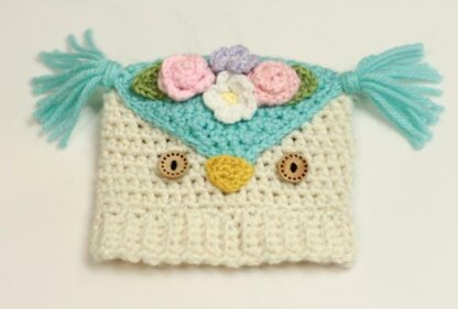 Baby owl hat crochet pattern