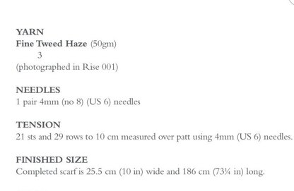 Shuttle in Rowan Fine Tweed Haze - ZM74-00016 - Downloadable PDF