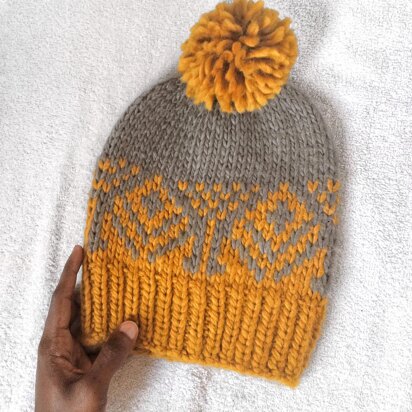 Autumn scene beanie