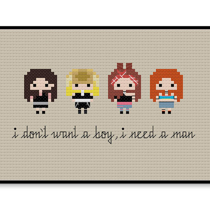 BLACKPINK - Boombayah Chorus Bite Size - PDF Cross Stitch Pattern