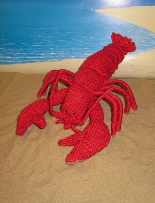 Lottie Lobster  Crustacean Toy knitting pattern