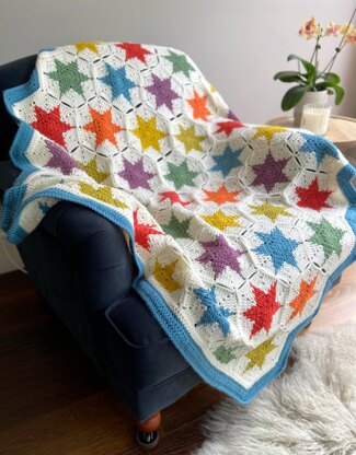 Rainbow of stars discount blanket