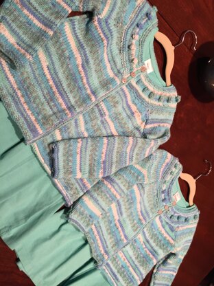 Easter sweaters fo the granddaughters