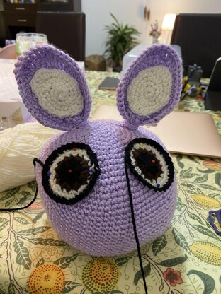 Bunny-Ball, super easy bunny crochet pattern for beginners