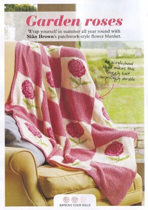 Rose and Moss Blanket