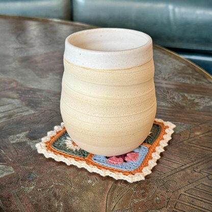 Spring Vibes Scrappy Coaster