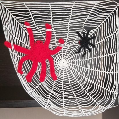 Crochet Web and Spider