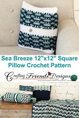 Sea Breeze Square Pillow