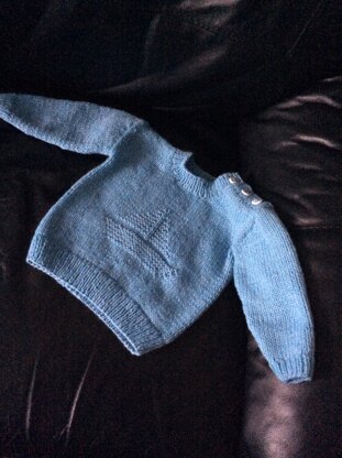 Cosy sweater for grandson