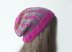 Easy Plaid Color Work Hat and Cowl