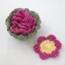 Flower Coasters in Basket