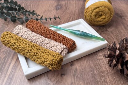 Crunch Stitch Washcloth