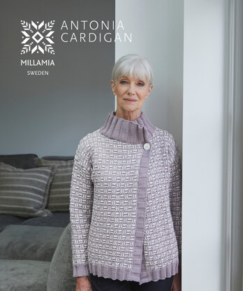 Antonia Cardigan - Knitting Pattern For Women in MillaMia Naturally Soft Aran