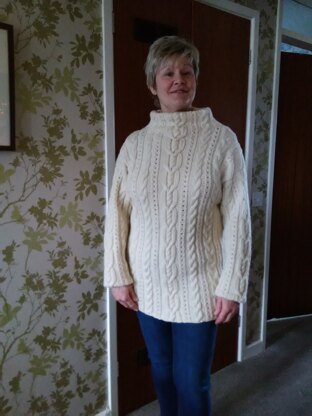 Ladies Aran Sweater