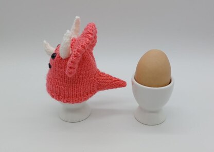 PDF Dinosaur Easter D.K Egg Cosy Warmer KNITTING PATTERN Creme Egg Kinder easy Jurassic World Triceratops Easter Egg Hunt Jurassic Park